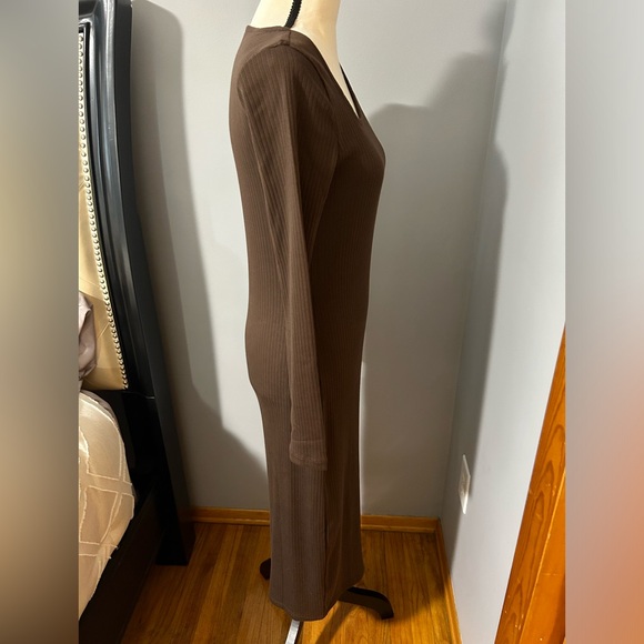 Gap Ribbed Asymmetrical Midi Dress SOLD OUT - Picture 4 of 7